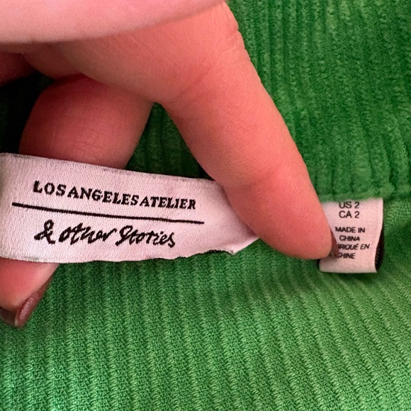 & Other Stories Vibrant Green Jumpsuit - Picture 5 of 6